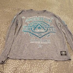 American fighter long sleeve shirt